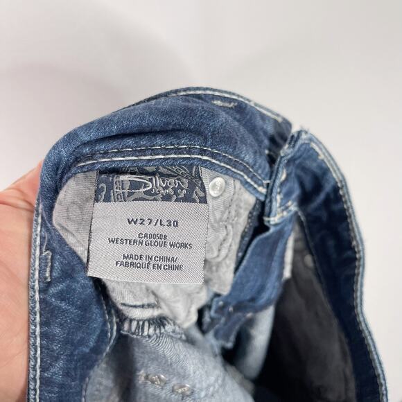 Silver Womens 27 Inseam 30 Suki Mid Rise Bootcut Jeans Medium Wash Cotton - Picture 8 of 9